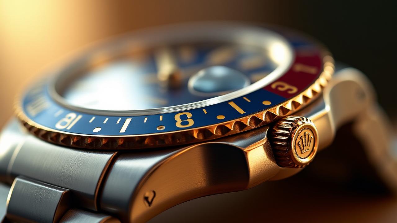 ロレックス GMTマスターIIの精巧な細部